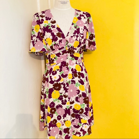 Kate Spade Swing Flora Multicolor Dress Size 5